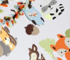 SMALL Forest Friends Nursery Mobile
